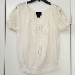 Cynthia Rowley Medium White Blouse